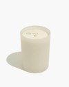 Mw Large Matte Glass Candle In Lily Noir