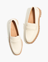 Madewell The Corinne Lugsole Loafer In Pale Oyster