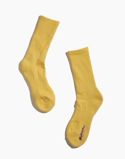 Mw Druthers&trade; Everyday Organic Cotton Crew Socks In Pale Chamois