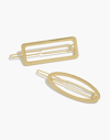MW TWO-PACK OPEN SHAPE HAIR CLIPS