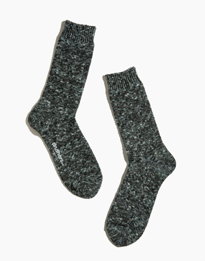 Mw Druthers&trade; Recycled Cotton Melange Crew Socks In Grey Multi