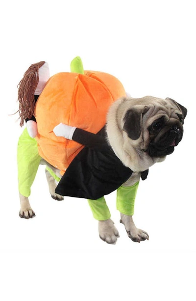 Pet Life 'pumpkin Mon' Halloween Pet Dog Costume In Multi