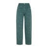 Kenzo Paisley-print Cropped Trousers In Green