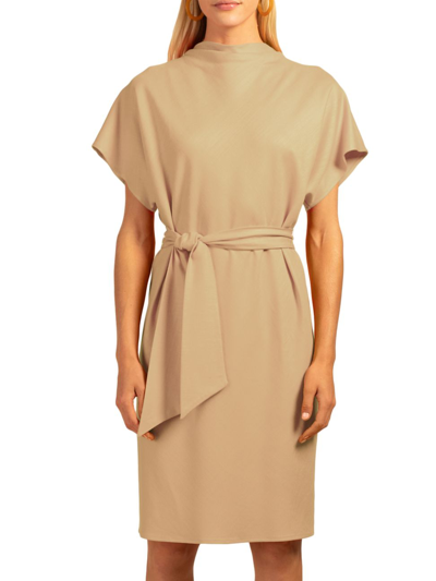 trina turk jersey dress Trina Turk Jubilation Stretch Jersey Dress In Desert