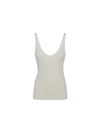 Co Ribbed-knit Cashmere Tank Top In Ivory