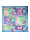 Dolce & Gabbana Floral Print Silk Scarf In Multicolor