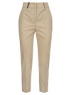 PESERICO STRETCH COTTON TROUSERS