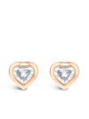 Pragnell 18kt Rose Gold Sundance Diamond Stud Earrings In Rosa