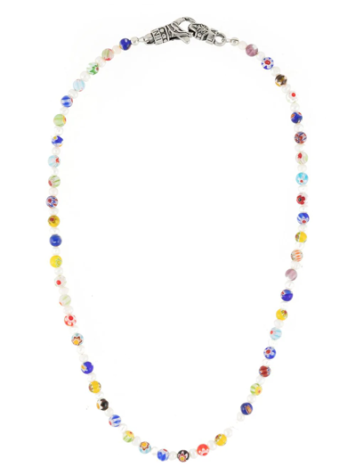 Nialaya Jewelry Beaded Pearl-detail Necklace In Multicolour