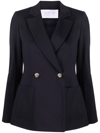 HARRIS WHARF LONDON NOTCHED-LAPEL DOUBLE-BREASTED JACKET