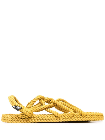 Nomadic State Of Mind Orange Rope Jc Low Sandals In Yellow