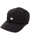 C.p. Company Chrome Logo-patch Shell Cap In Schwarz