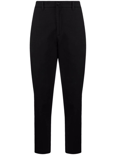 Woolrich Straight-leg Tailored Trousers In Black
