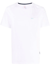 Sun 68 Sun68 T-shirt Round Solid Pocket In White