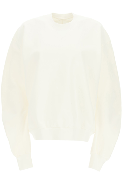 Maison Margiela Shaped Sweatshirt In White