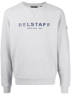 BELSTAFF LOGO-PRINT CREW-NECK SWEATSHIRT