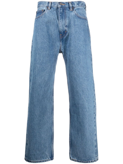 Levi's Mid-rise Straight-leg Jeans In Blue