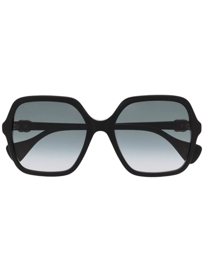 Gucci Oversize-frame Sunglasses In Black