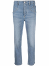 Isabel Marant Niliane High-rise Slim Jeans In Blue