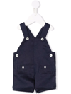 Tartine Et Chocolat Chenille-texture Dungarees In Blue