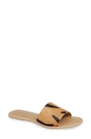 Beach By Matisse Coconuts By Matisse Cabana Slide Sandal In Tiger Print Calf Hair