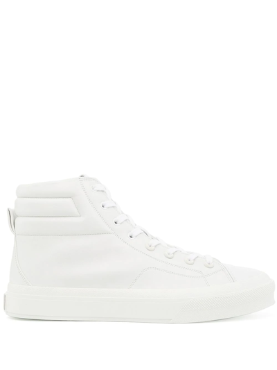 Givenchy White City High-top Sneakers In Weiss