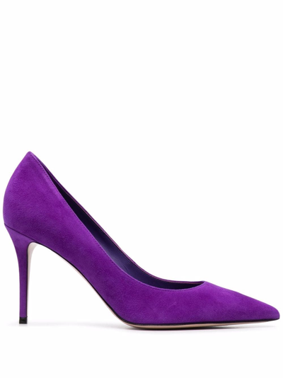 Le Silla Eva Pointed-toe Pumps In Violet