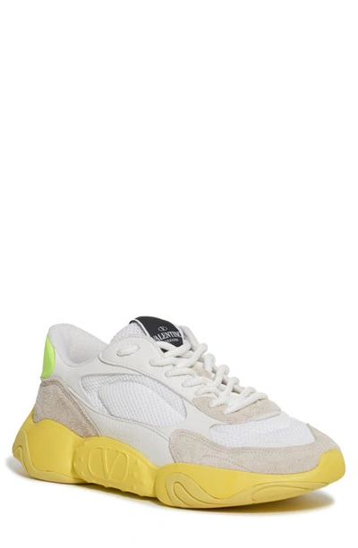 Valentino Garavani Bubbleback Low-top Sneakers In White