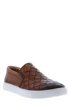Robert Graham Erosion Slip On Sneaker In Cognac