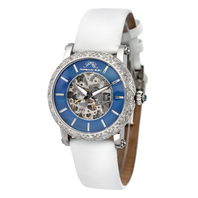 Porsamo Bleu Liza Automatic Blue Dial Ladies Watch 692alil In Blue / White