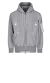 Sacai Panelled Hoodie
