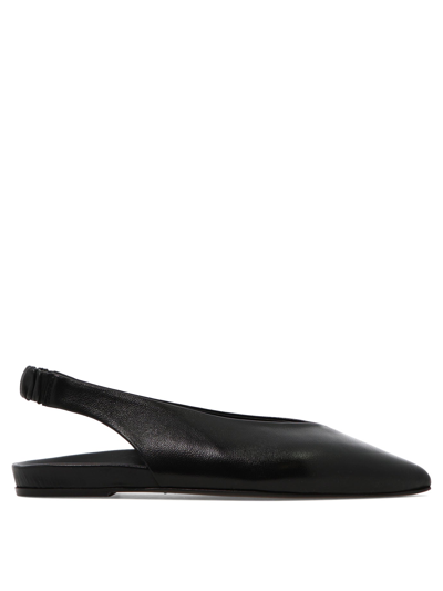 Halmanera "grazia 02" Slingback Sandals In Black  