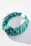 Anthropologie Brianna Knotted Headband In Blue