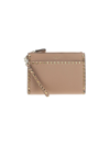 Valentino Medium Flat Pouch In Poudre