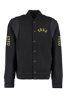 Givenchy Textured Patch-detail Bomber Jacket In Black