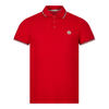 Moncler Ss Polo Shirt In Red