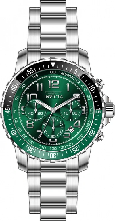 Invicta Specialty Chronograph Quartz Green Dial Mens Watch 39126