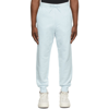 Y-3 BLUE TERRY CUFFED LOUNGE PANTS