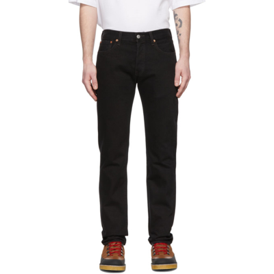 Levi's Men's 501 Original Shrink-to-fit Non-stretch Jeans In Black