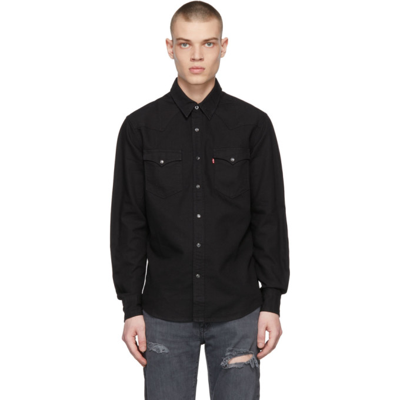 Levi's Levis Barstow Western Long Sleeved Shirt Black