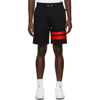 Gcds Stripe Detailed Track Shorts In 02 Black
