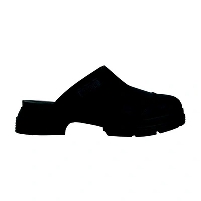 Ganni Flat Clogs In Black