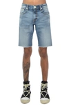 Hvman Mero Rocker Slim Stretch Shorts In Grey