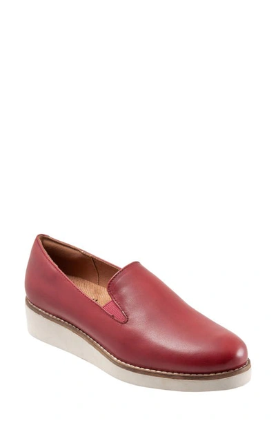 Softwalk Whistle Slip-on In Dark Red