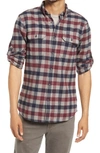 FJALL RAVEN 'SKOG' TRIM FIT PLAID SPORT SHIRT