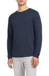 Theory Men's Anemone Essential Long-sleeve Tee In Baltic
