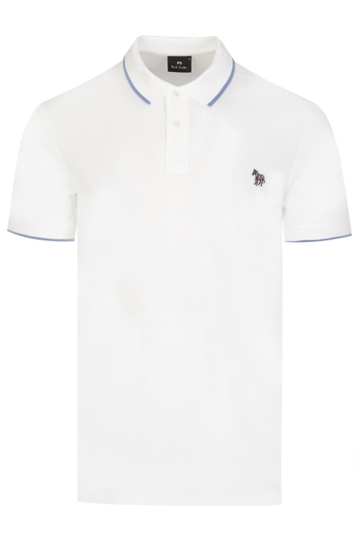 Paul Smith Slim Short Sleeve Polo In White