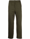 ETRO STRAIGHT TROUSERS WITH LOGO BAND