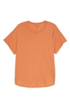 Madewell Sorrel Whisper Ringer T-shirt In Rusted Tin