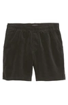 Goodlife Stretch Corduroy Shorts In Black